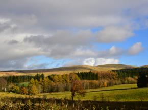 View of the Ochils (© Drew Wilson, 2018)