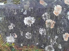 Stone remembering a local resident